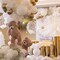 White Balloons Garland Kit-120 Pcs 18/10/12/5 Inch White Balloon Difference Size White Qualatex Balloons As Party Decorations for Bachelorette Party Graduation Wedding Baby Shower